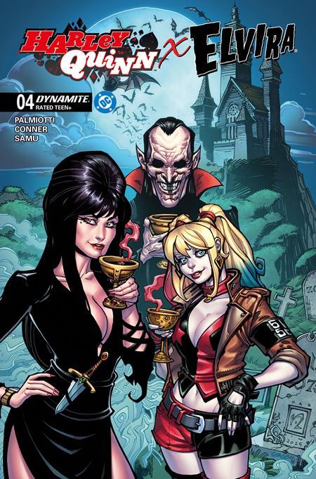 HARLEY QUINN X ELVIRA #4 CVR B CHAD HARDIN VAR