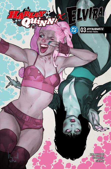 HARLEY QUINN X ELVIRA #4 CVR D BEN CALDWELL VAR