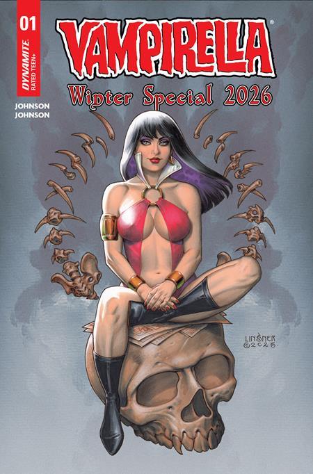 VAMPIRELLA WINTER SPECIAL 2026 #1 ONE SHOT CVR B JOSEPH MICHAEL LINSNER VAR