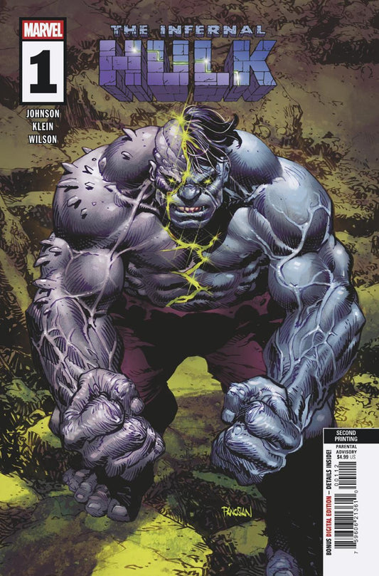 INFERNAL HULK #1 DAN PANOSIAN 2ND PRINTING VAR CVR A