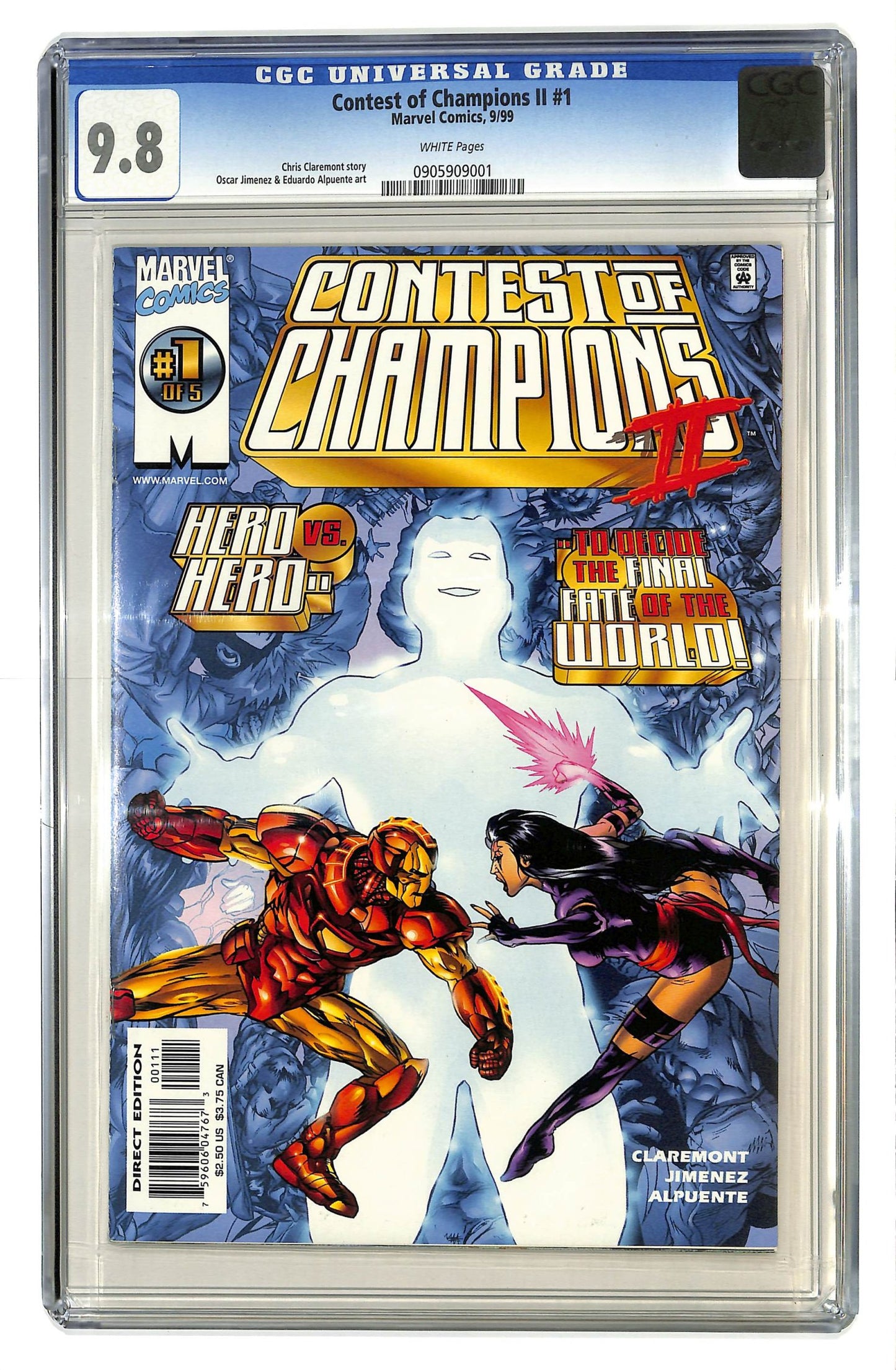 Contest of Champions II 1999 #1 - CGC 9.8 - $15.00