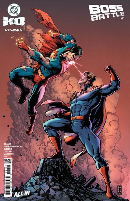 DC K.O. BOSS BATTLE #1 ONE SHOT CVR B DARICK ROBERTSON CARD STOCK VAR