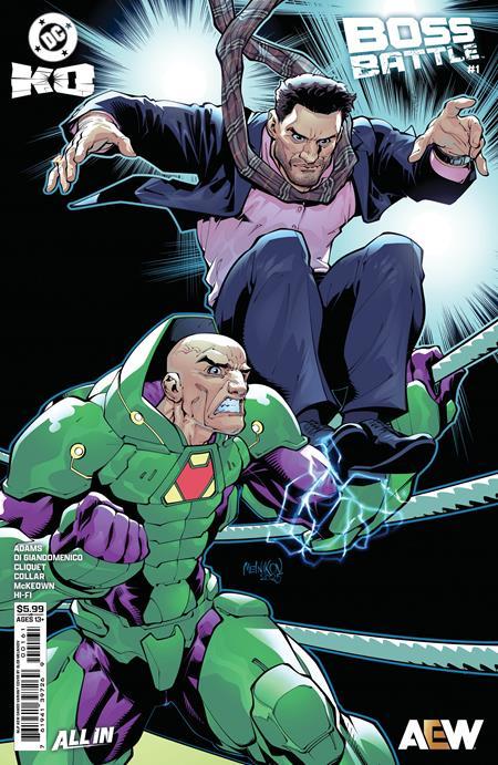 DC K.O. BOSS BATTLE #1 ONE SHOT CVR F GLEB MELNIKOV AEW CARD STOCK VAR