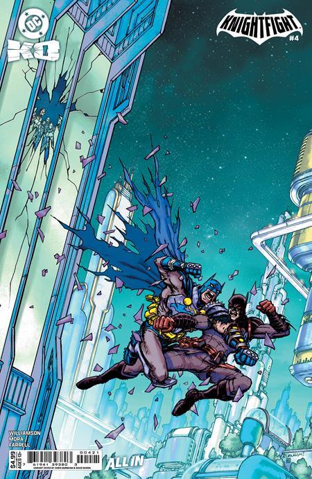 DC K.O. KNIGHTFIGHT #4 CVR B CHRIS BURNHAM CARD STOCK VAR (OF 4)