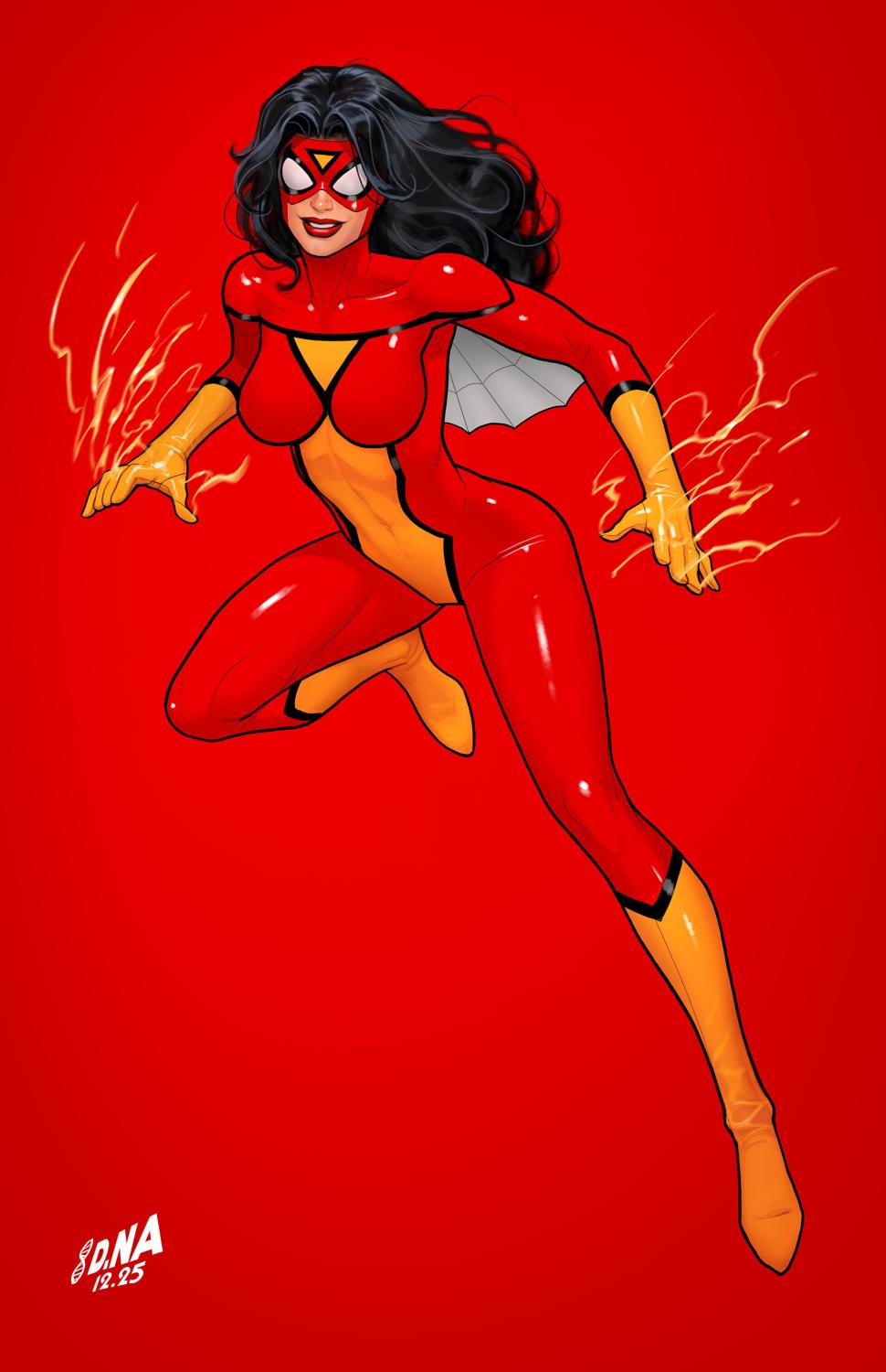 AMAZING SPIDER-MAN #22 1:50 INCV DAVID NAKAYAMA COLOR BLOCK RED VIRGIN VAR