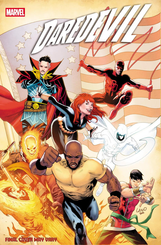 DAREDEVIL #1 GREG LAND 250TH HOMAGE VAR