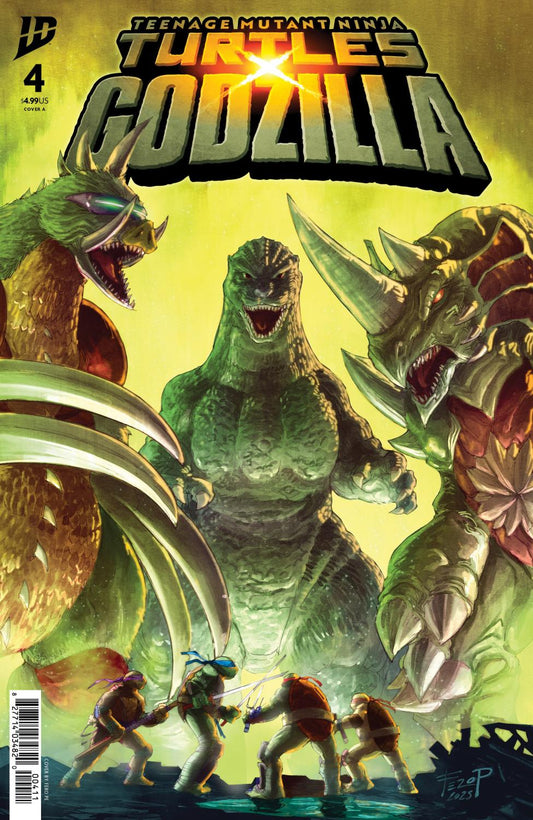 TEENAGE MUTANT NINJA TURTLES X GODZILLA #4 CVR A PE