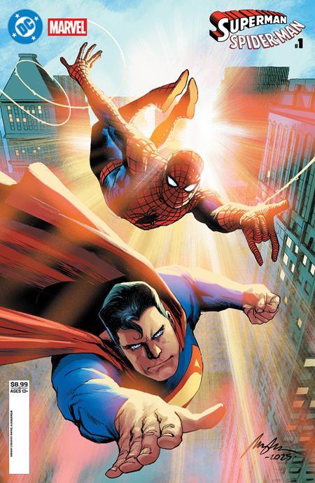 DC MARVEL SUPERMAN SPIDER-MAN #1 ONE SHOT CVR C RAFAEL ALBUQUERQUE CARD STOCK VAR