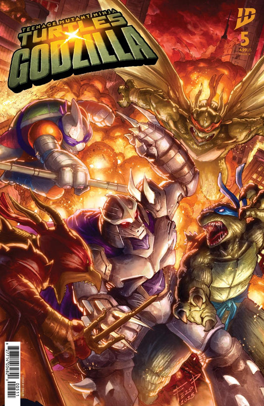 TEENAGE MUTANT NINJA TURTLES X GODZILLA #5 CVR A PE