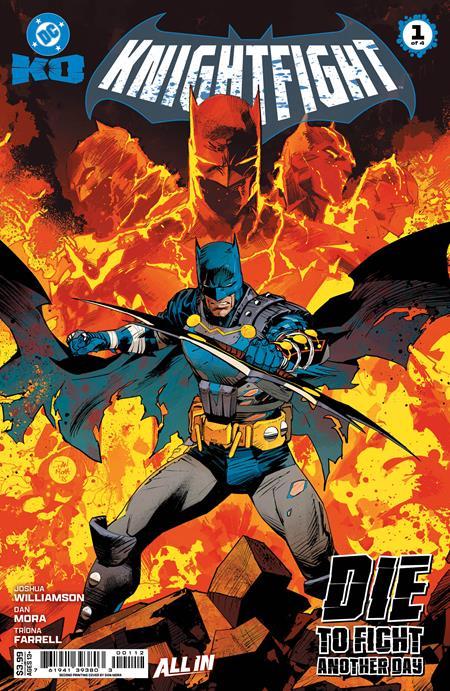 DC KO KNIGHTFIGHT #1 SECOND PRINTING CVR A DAN MORA OF 4