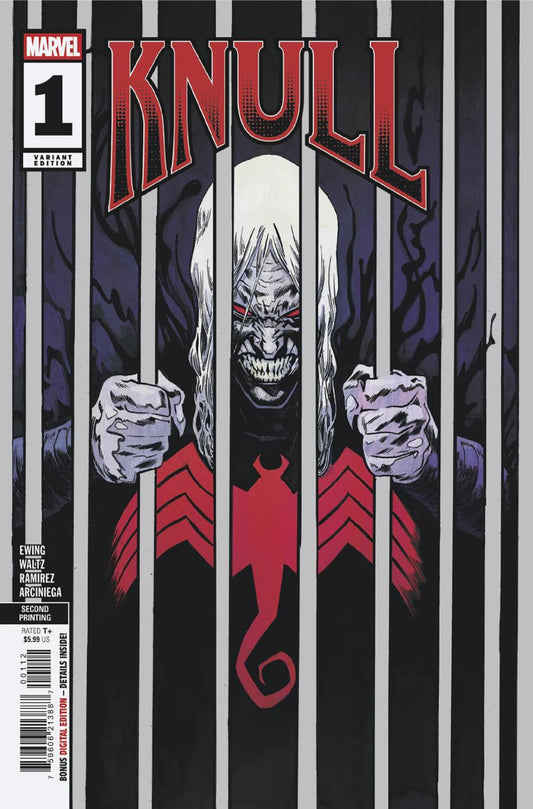 KNULL #1 MICHAEL WALSH 2ND PRINTING VAR