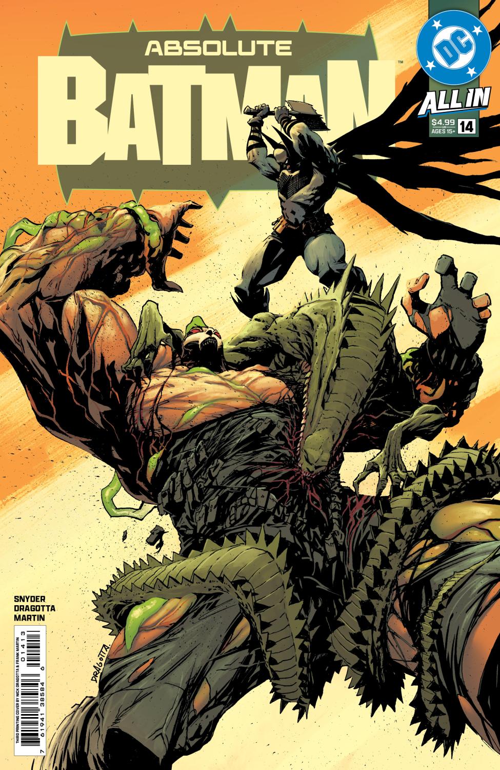 ABSOLUTE BATMAN #14 3RD PRINTING CVR A