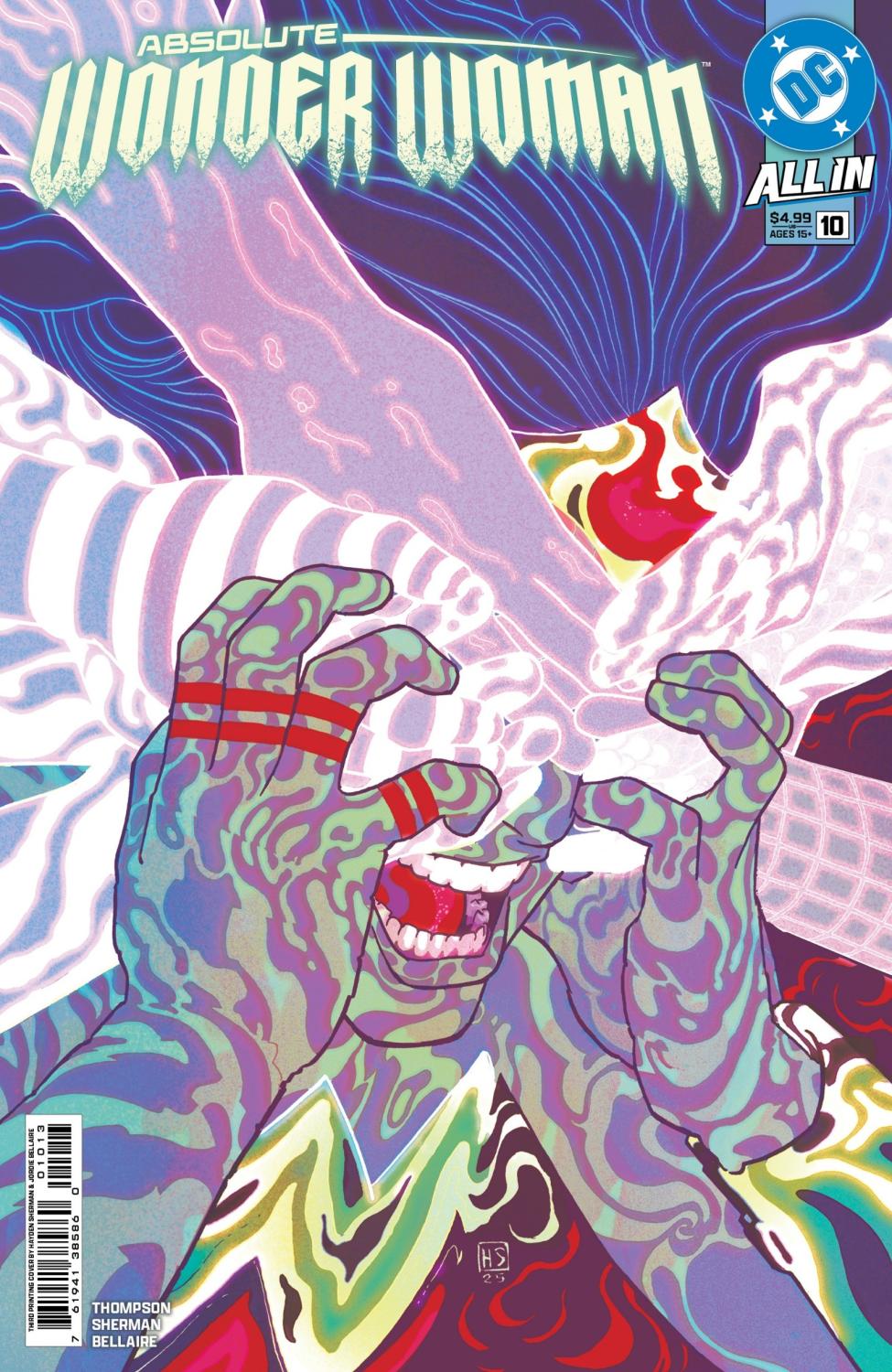 ABSOLUTE WONDER WOMAN #10 3RD PRINT CVR A