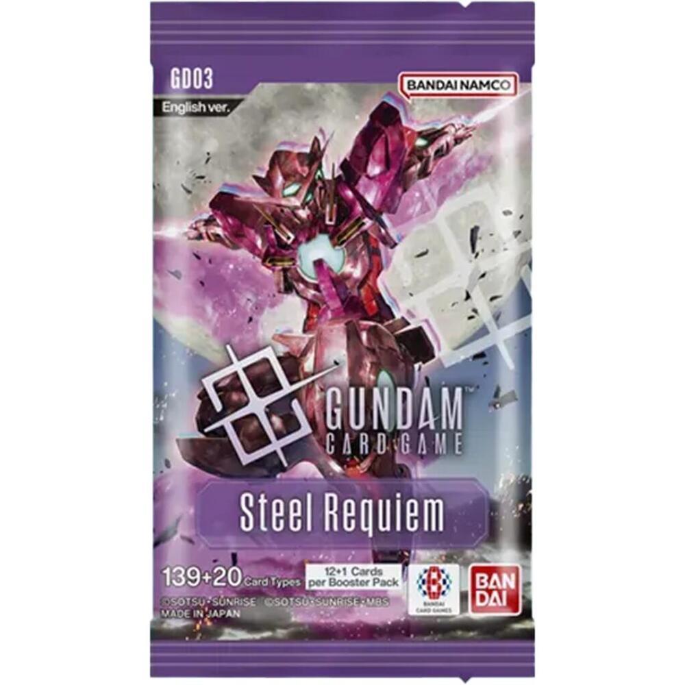 GUNDAM CARD GAME GD03 STEEL REQUIEM BOOSTER PACK