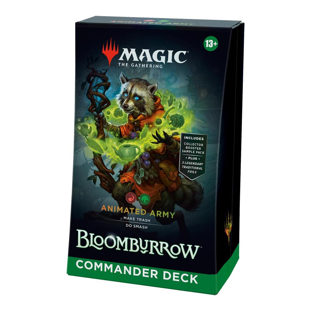 MAGIC THE GATHERING BLOOMBURROW ANIMATED ARMY COMMANDER DECK