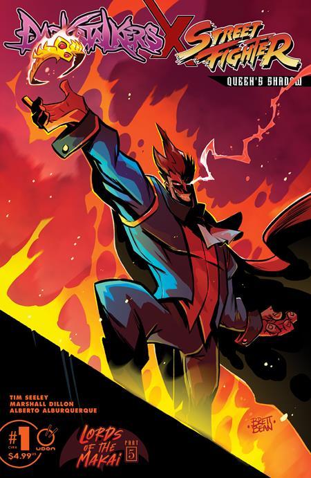 DARKSTALKERS X STREET FIGHTER QUEENS SHADOW #1 ONE SHOT CVR B BRETT BEAN VAR
