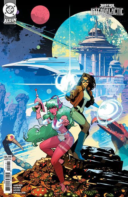 JUSTICE LEAGUE INTERGALACTIC SPECIAL #1 ONE SHOT CVR C DAN MORA CARD STOCK VAR