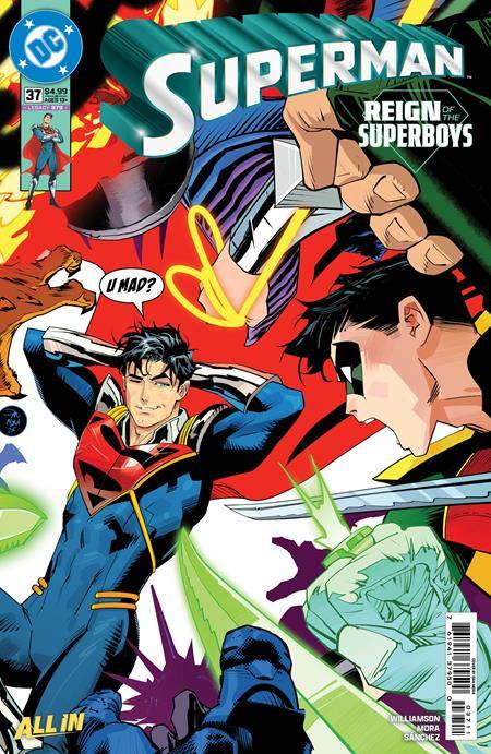 SUPERMAN #37 CVR A DAN MORA THE REIGN OF THE SUPERBOYS
