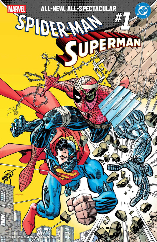 MARVEL DC SPIDER-MAN SUPERMAN #1 ERIK LARSEN VAR