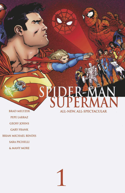 MARVEL DC SPIDER-MAN SUPERMAN #1 1:25 INCV GIUSEPPE CAMUNCOLI HOMAGE VAR
