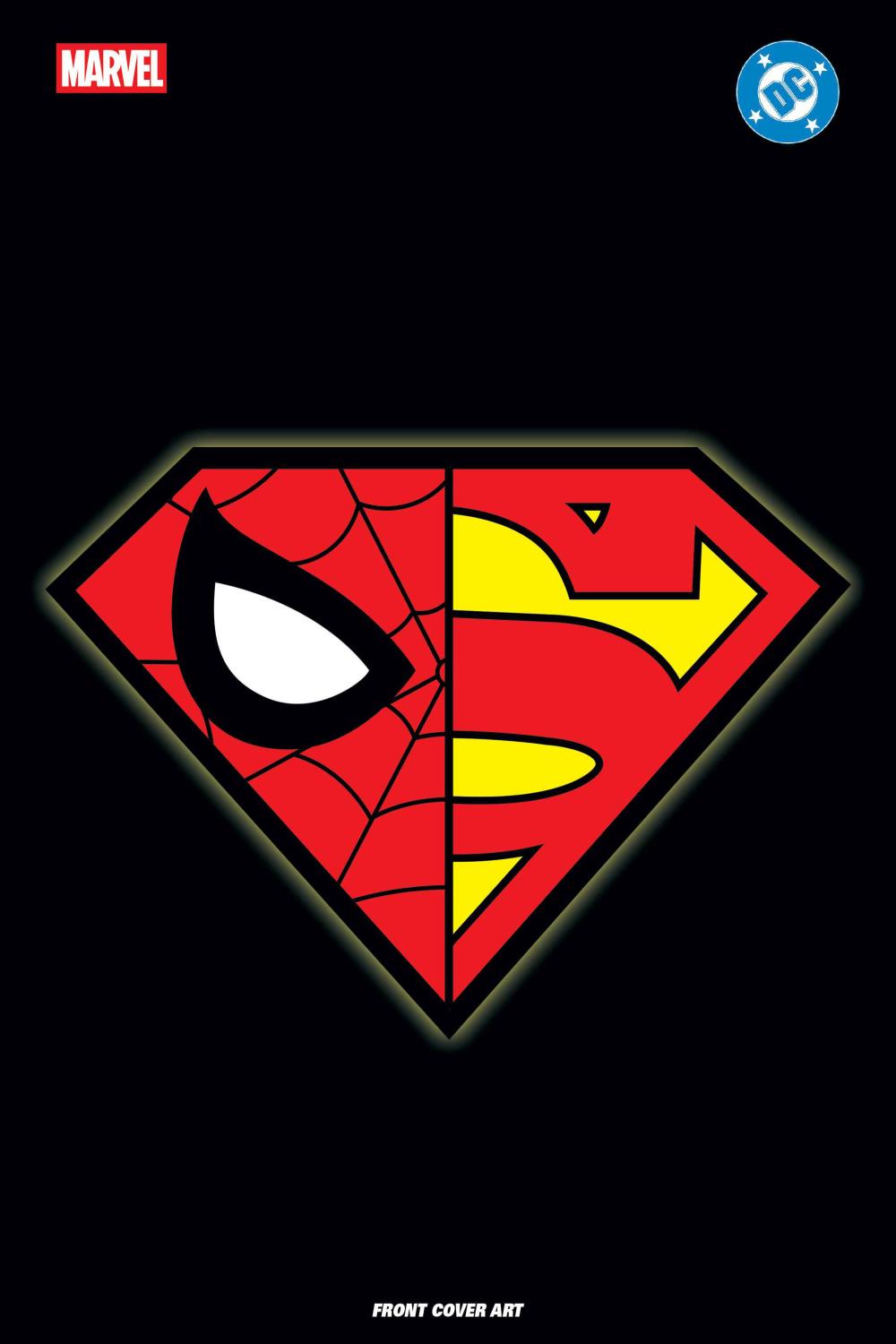 MARVEL DC SPIDER-MAN SUPERMAN #1 LOGO MASHUP VAR