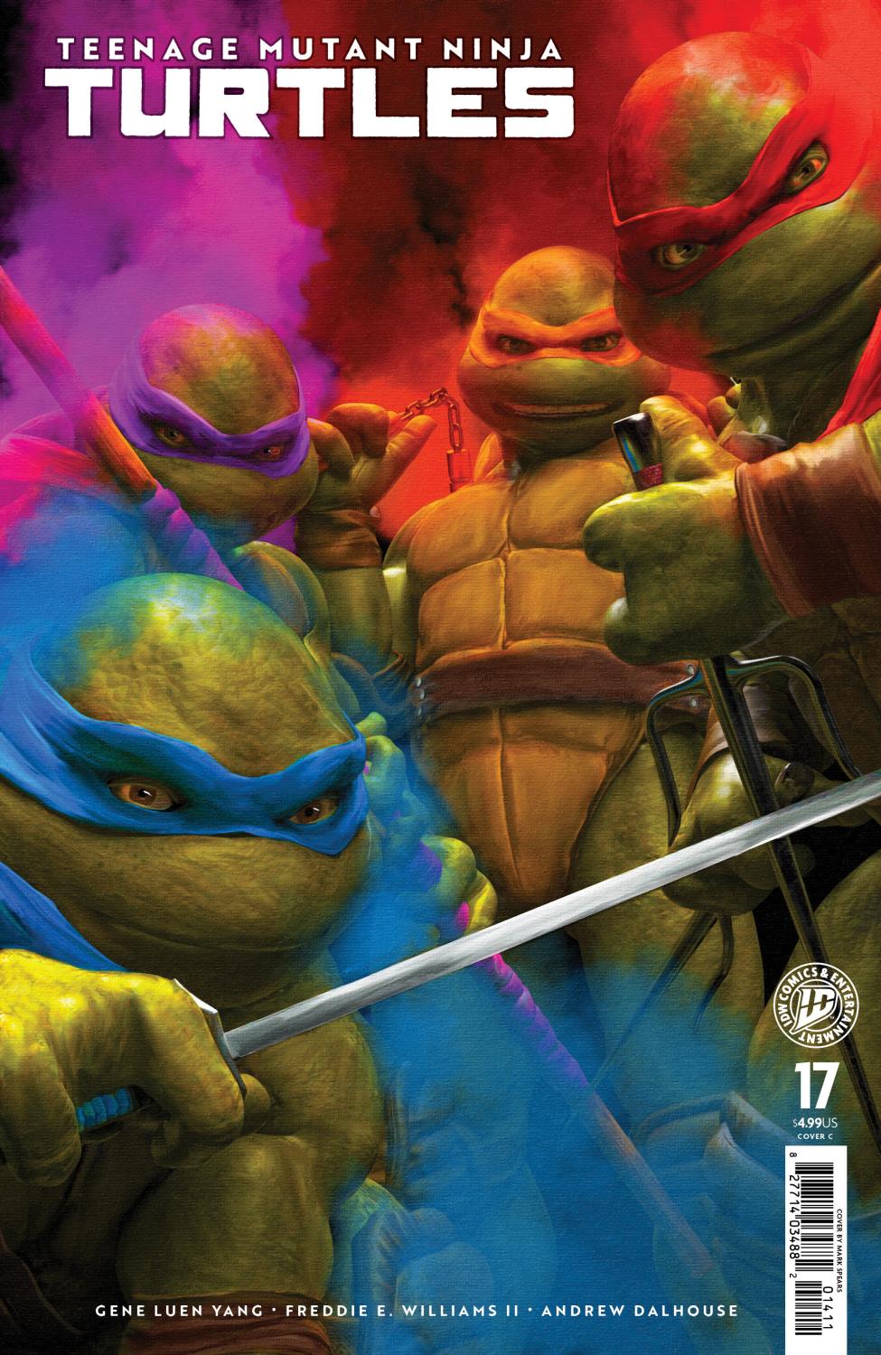 TEENAGE MUTANT NINJA TURTLES #17 CVR C SPEARS VAR