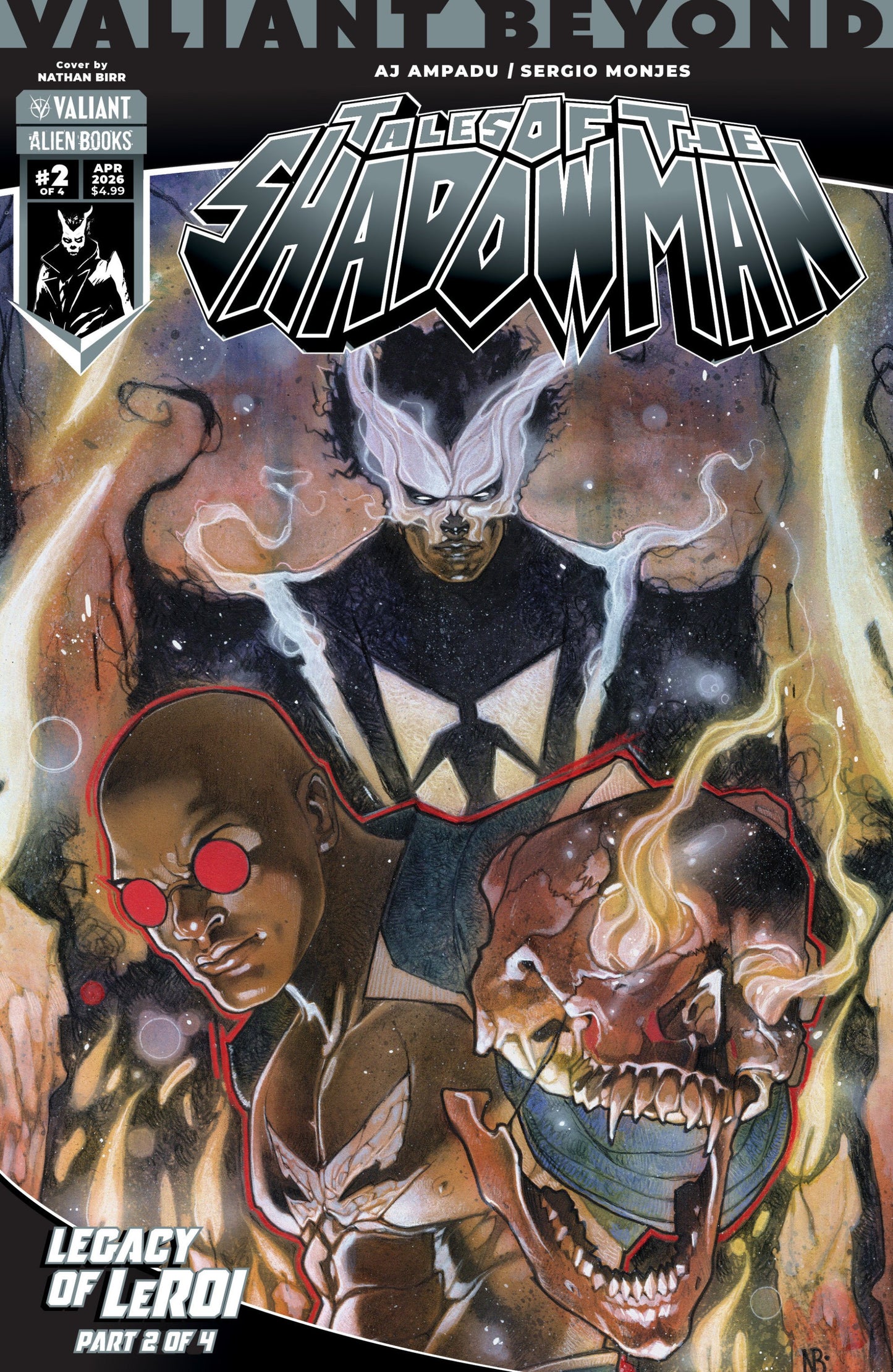 VALIANT BEYOND TALES OF THE SHADOWMAN #8--LEGACY OF LEROI #2 COVER A BIRR CVR A