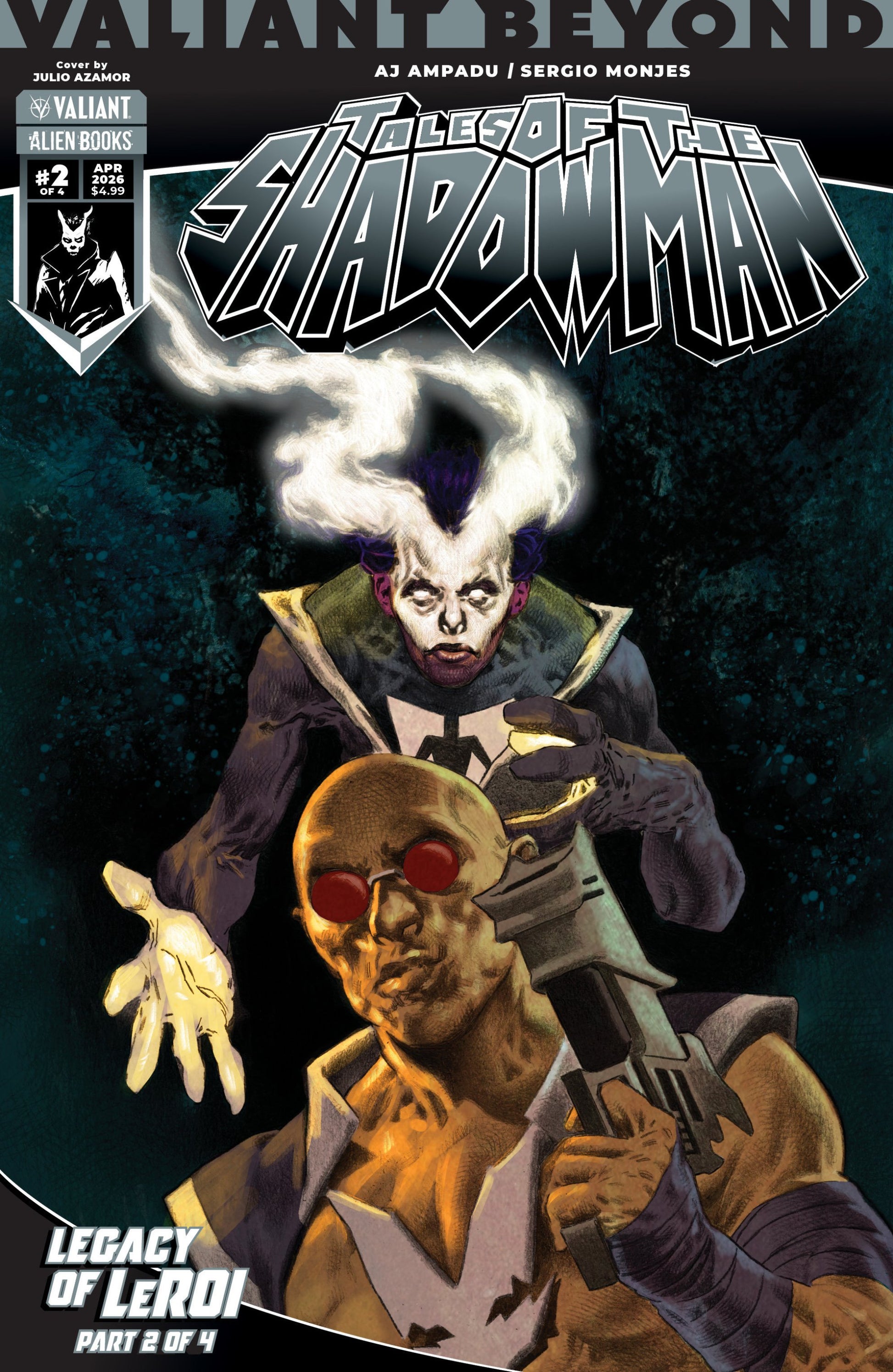 VALIANT BEYOND TALES OF THE SHADOWMAN #8--LEGACY OF LEROI #2 VAR B AZAMOR CVR B