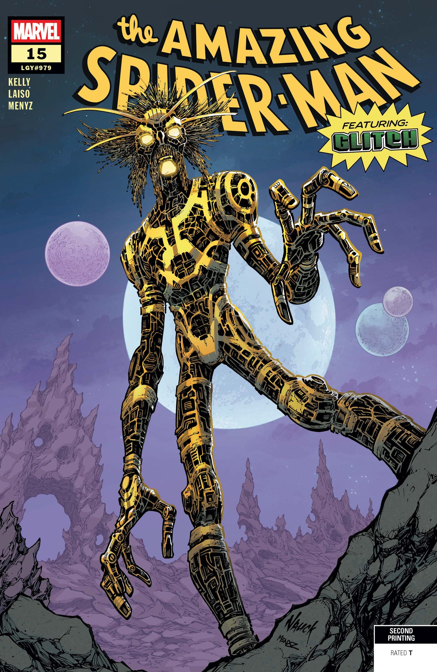 AMAZING SPIDER-MAN #15 TODD NAUCK 2ND PRINTING VARIANT
