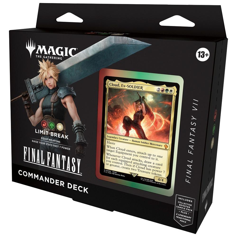 MAGIC THE GATHERING FINAL FANTASY VII LIMIT BREAK COMMANDER DECK