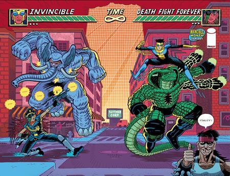 DEATH FIGHT FOREVER #2 CVR D ANDREW MACLEAN INVINCIBLE TEAM UP WRAPAROUND VAR OF 5