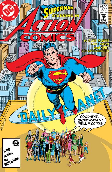 ACTION COMICS #583 FACSIMILE EDITION CVR C CURT SWAN FOIL VAR WHATEVER HAPPENED TO THE MAN OF TOMORROW PART 2 OF 2