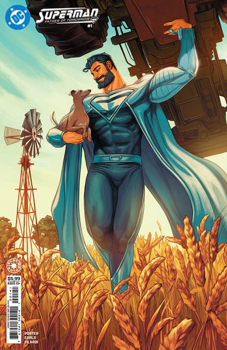 SUPERMAN FATHER OF TOMORROW #1 CVR D NIMIT MALAVIA CARD STOCK VAR (OF 6)