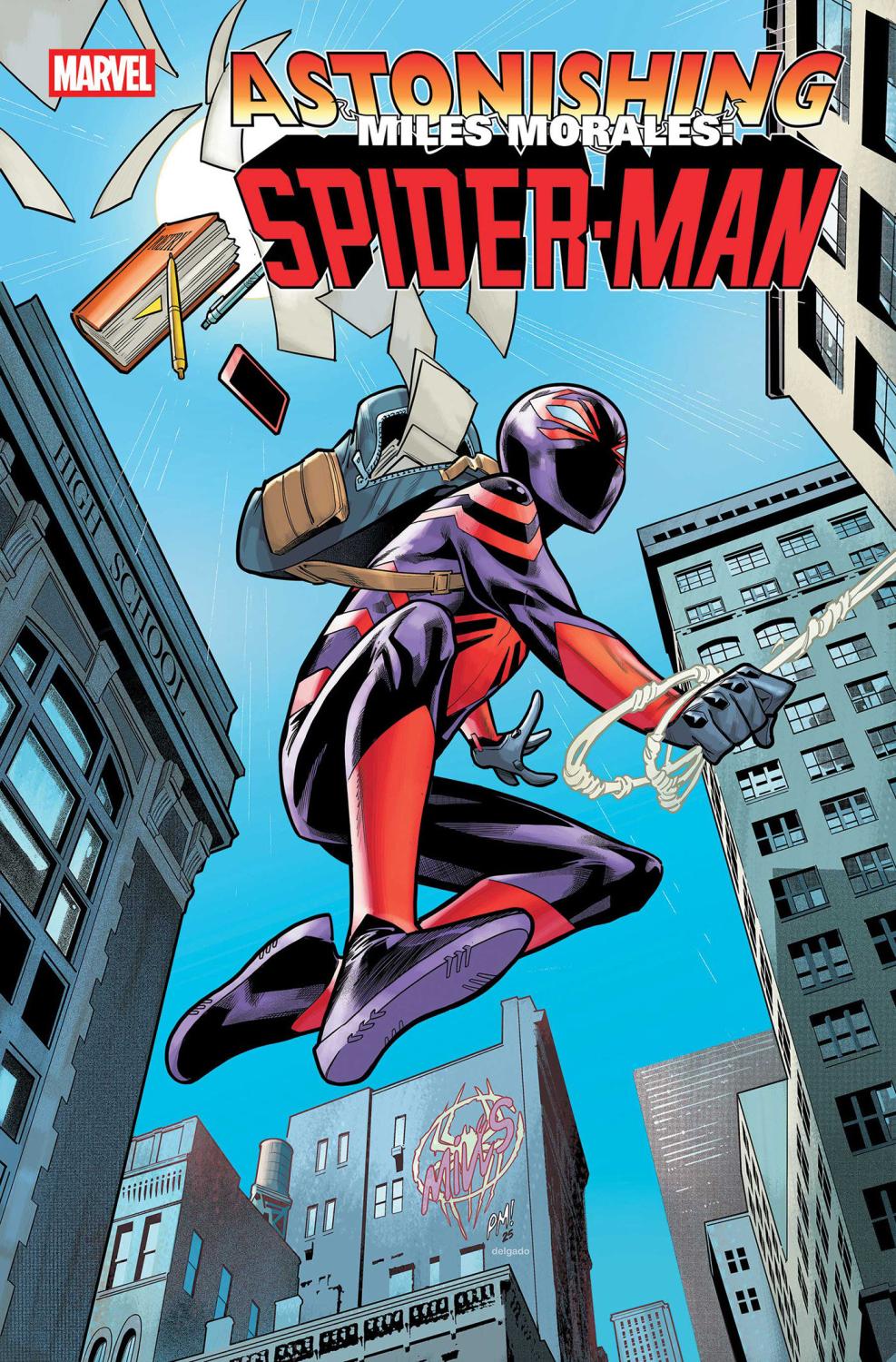 ASTONISHING MILES MORALES SPIDER-MAN THE ART OF THWIP #1 CVR B PACO MEDINA VAR