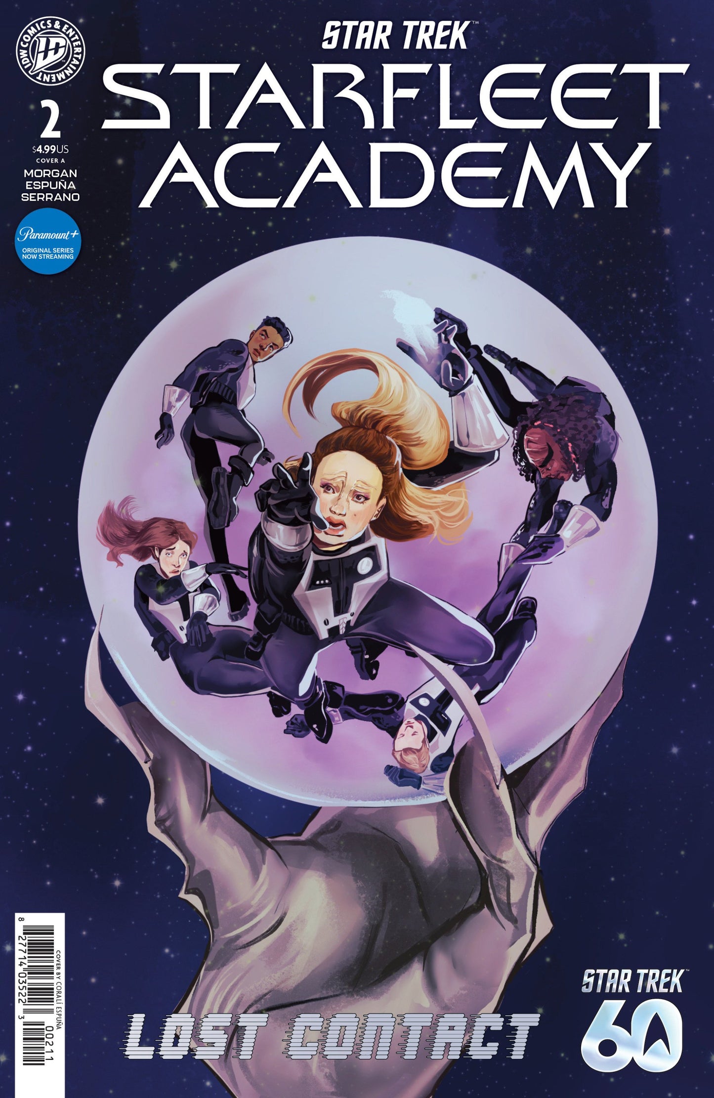 STAR TREK STARFLEET ACADEMY--LOST CONTACT #2 CVR A ESPUNA