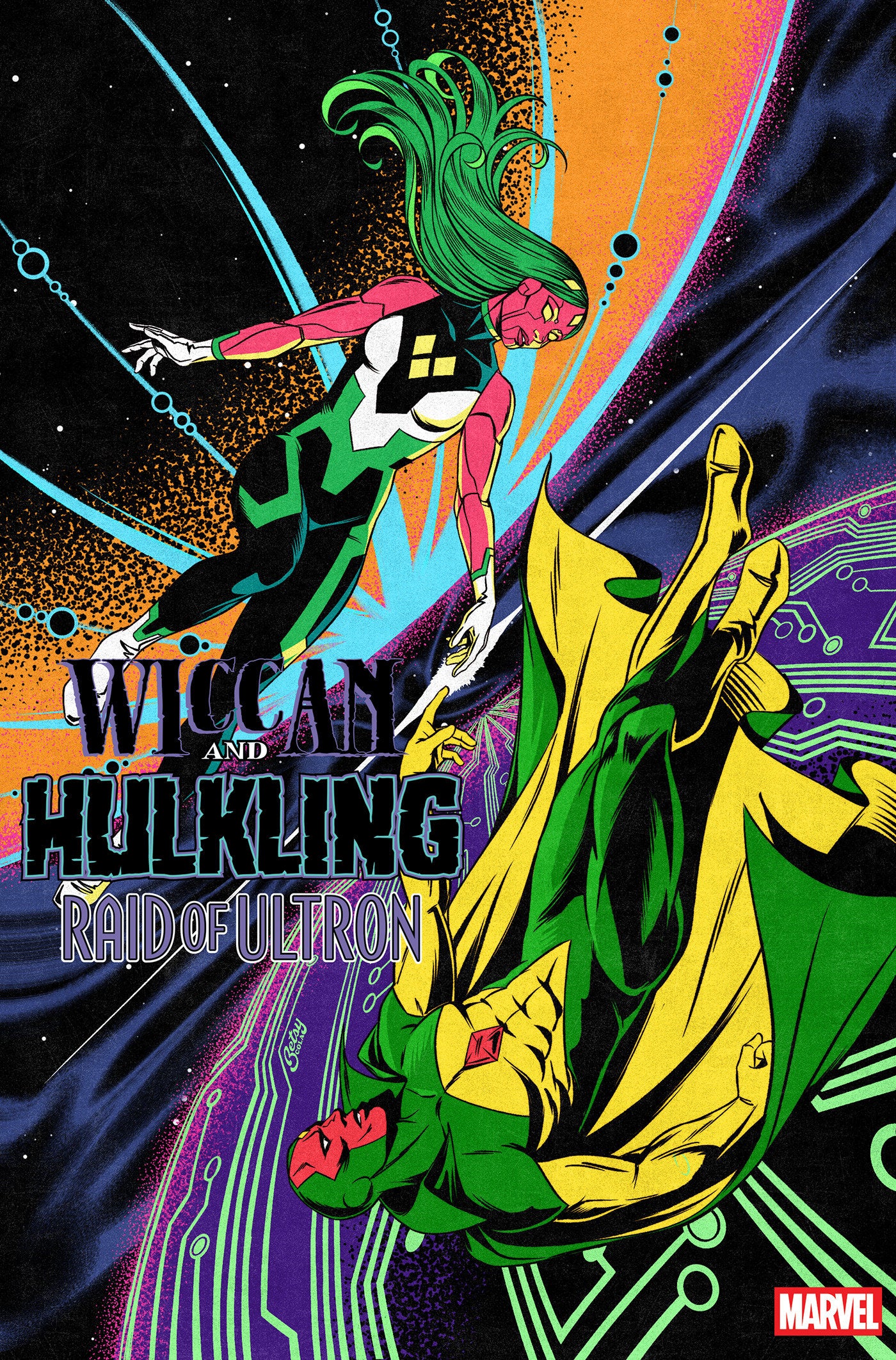 WICCAN AND HULKLING RAID OF ULTRON #1 CVR D BETSY COLA VAR
