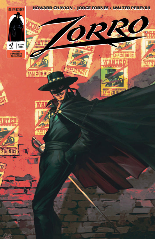 ZORRO #1 CVR B TOMASELLI VAR