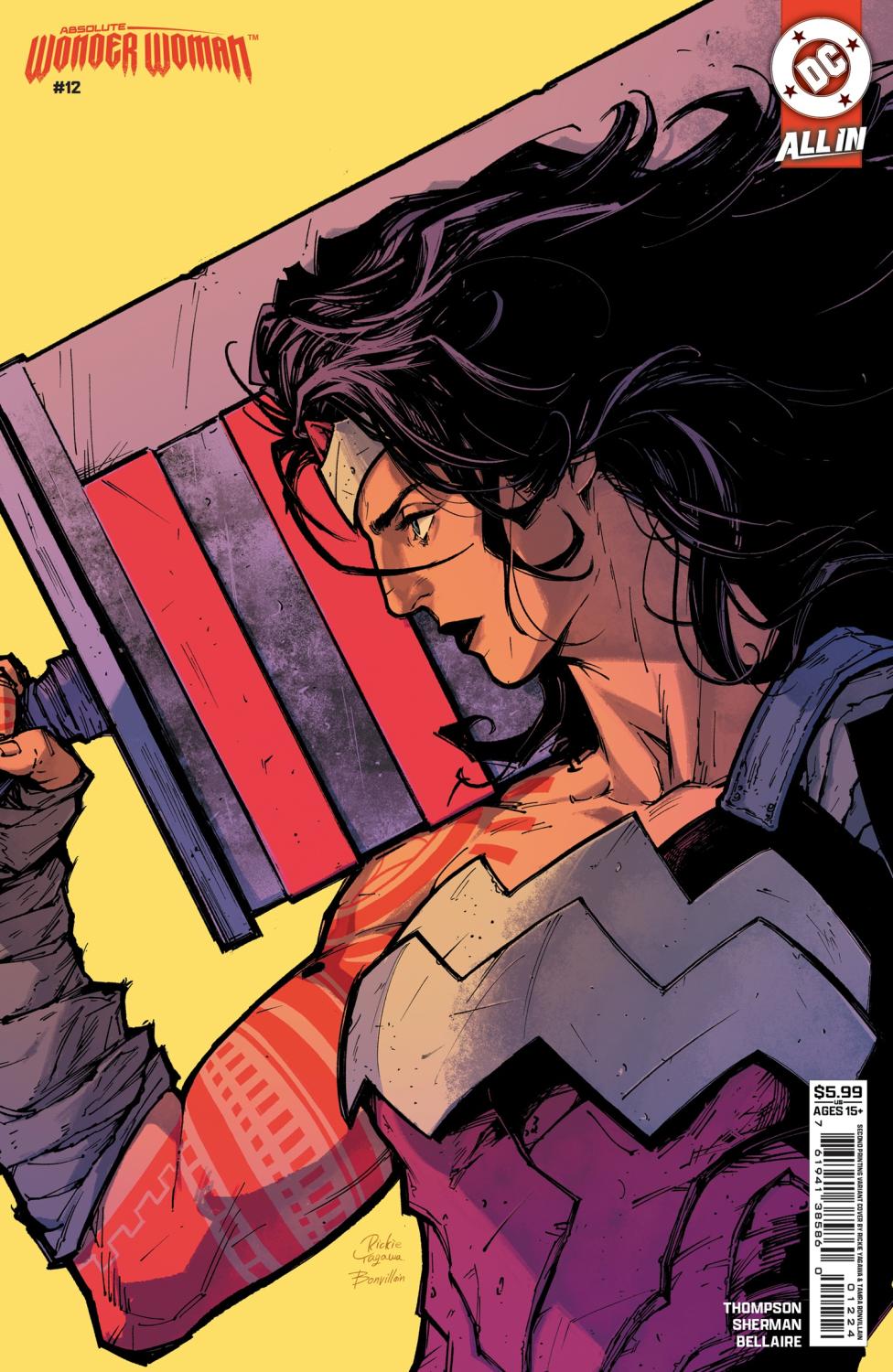 ABSOLUTE WONDER WOMAN #12 2ND PRINT YAGAWA VAR