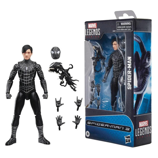MARVEL LEGENDS SPIDER-MAN 3 BLACK SUIT TOBEY SPIDER-MAN
