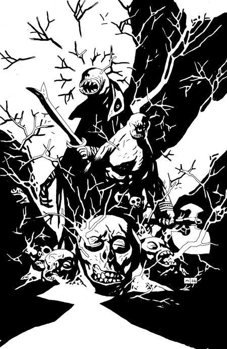 RED ROOTS #1 CVR I INC 1:50 MIKE MIGNOLA BW VIRGIN VAR 1:50 INCV