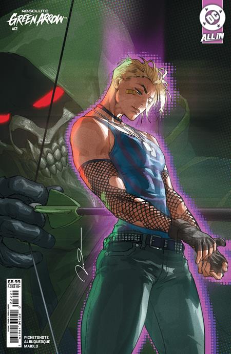 ABSOLUTE GREEN ARROW #2 CVR B GERALD PAREL CARD STOCK VAR (OF 6)