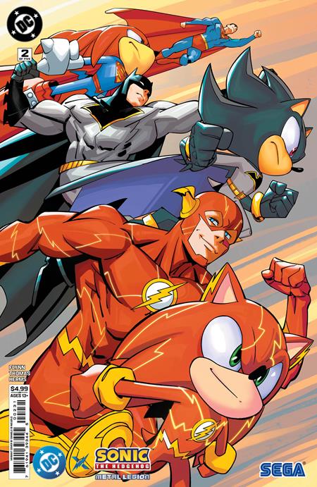 DC X SONIC THE HEDGEHOG THE METAL LEGION #2 CVR C DANIELE DI NICUOLO CARD STOCK VAR (OF 5)