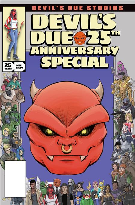 DEVILS DUE 25TH ANNIVERSARY SPECIAL #1 ONE SHOT CVR A JOSH BLAYLOCK RETRO HOMAGE