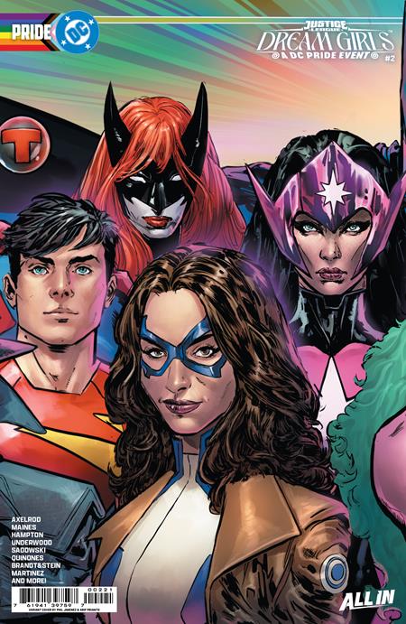 JUSTICE LEAGUE DREAM GIRLS A DC PRIDE EVENT #2 CVR B PHIL JIMENEZ CONNECTING CARD STOCK VAR (OF 4)