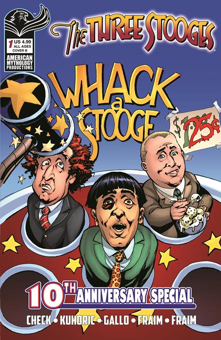THREE STOOGES AMERICAN MYTHOLOGY 10TH ANNIVERSARY #1 CVR B GREG LAROCQUE VAR Previously Solicted Thru Diamond