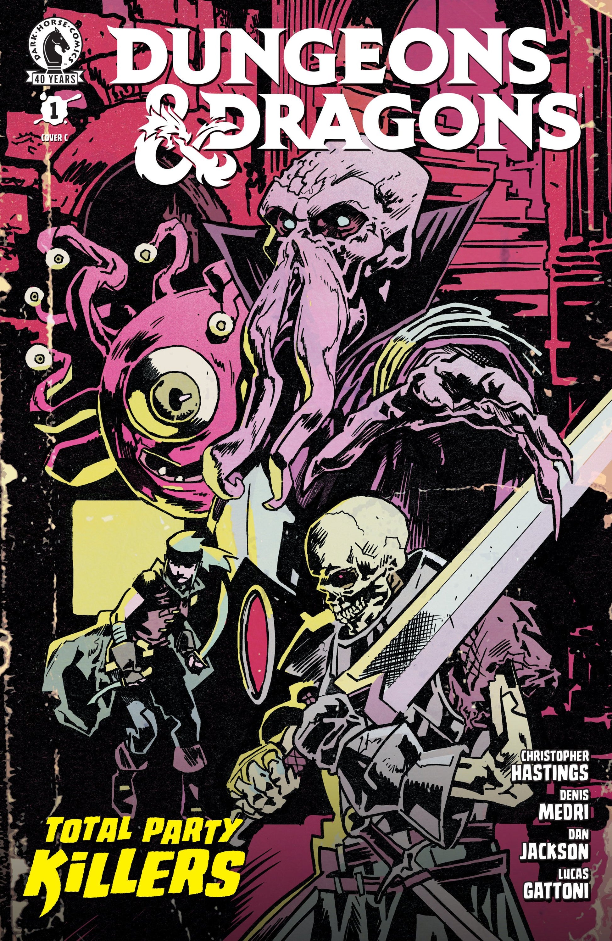 DUNGEONS AND DRAGONS TOTAL PARTY KILLERS #1 CVR C MICHAEL WALSH VAR