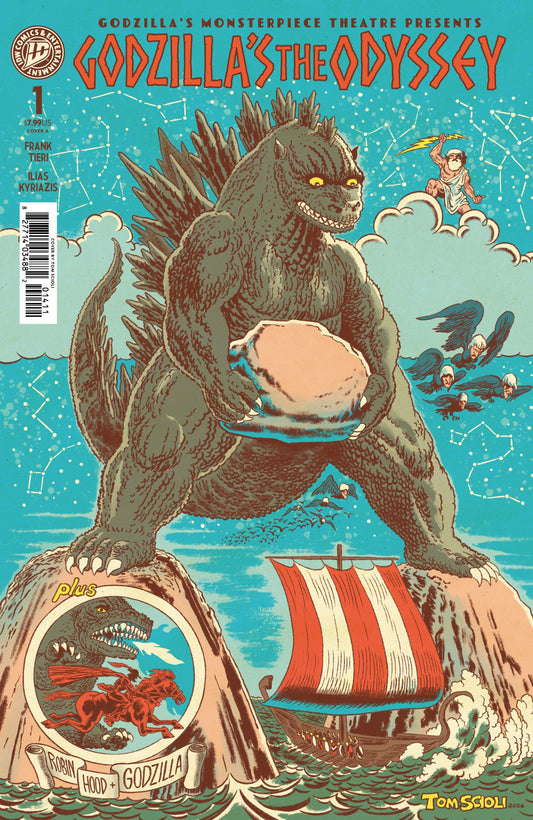 GODZILLAS MONSTERPIECE THEATRE PRESENTS GODZILLAS THE ODYSSEY CVR A SCIOLI
