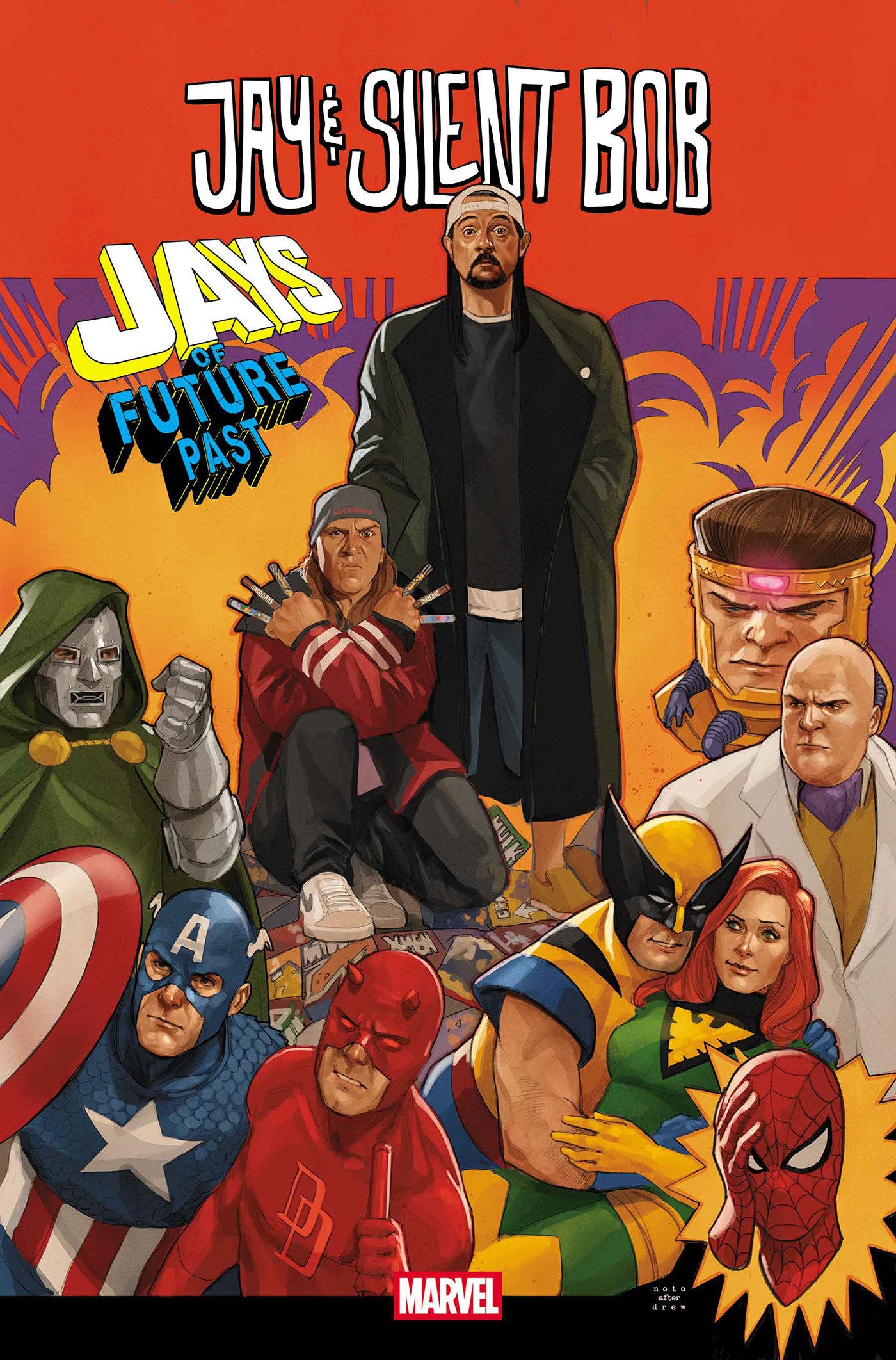JAY AND SILENT BOB JAYS OF FUTURE PAST #1 CVR C PHIL NOTO HOMAGE VAR