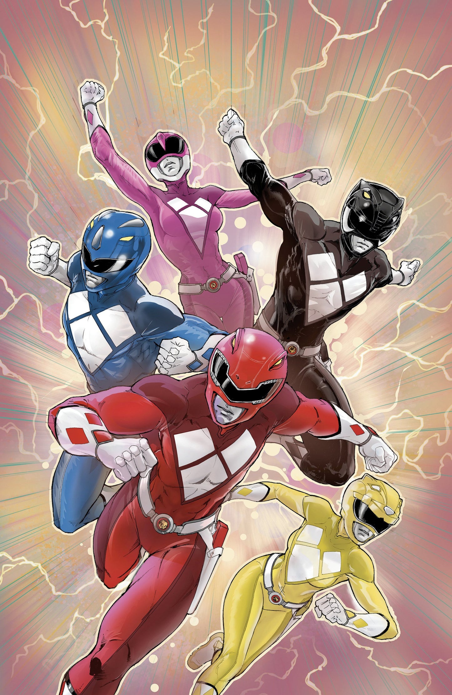 MIGHTY MORPHIN POWER RANGERS 2026 #1 CVR F 1:10 INCV GRIFFITH FOIL FULL ART VAR