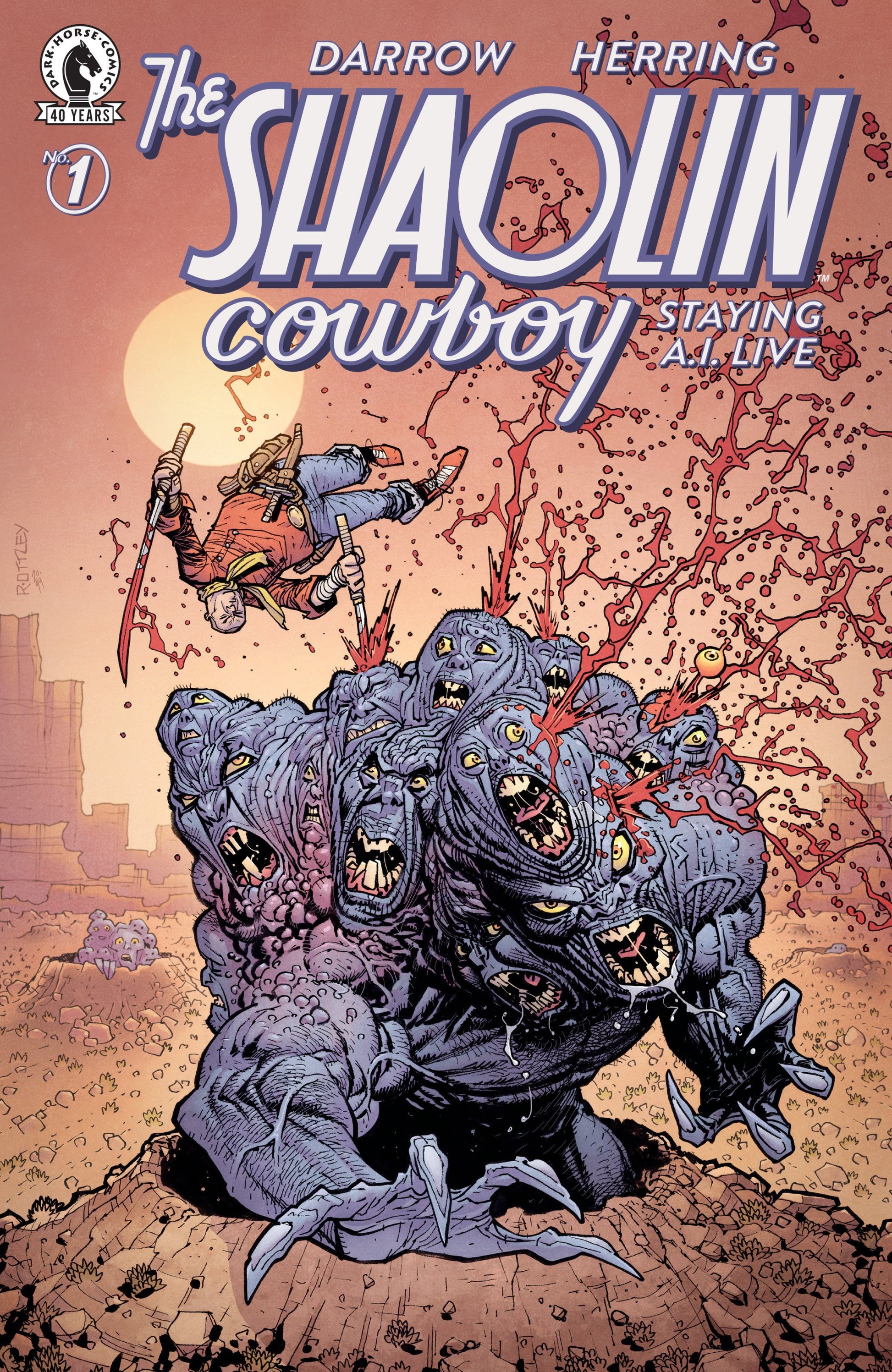 SHAOLIN COWBOY STAYING AILIVE #1 CVR B RYAN OTTLEY VAR